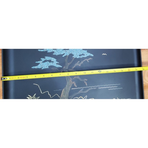 MCM Signed Samuel Finley Brown Morse Couroc Cypress Pebble Beach Serving Tray - Picture 12 of 12